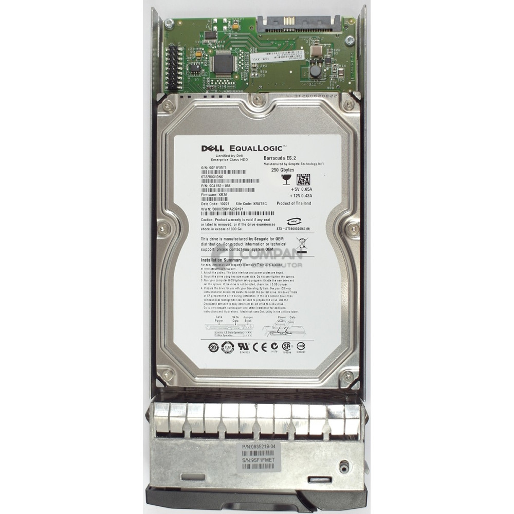 ST3250310NS-EQL DELL HDD 250GB 7.2K SATA 3G 3.5" LFF HS FOR EQUALLOGIC